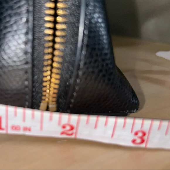 Coach Black Leather Toiletry Bag - Picture 5 of 8